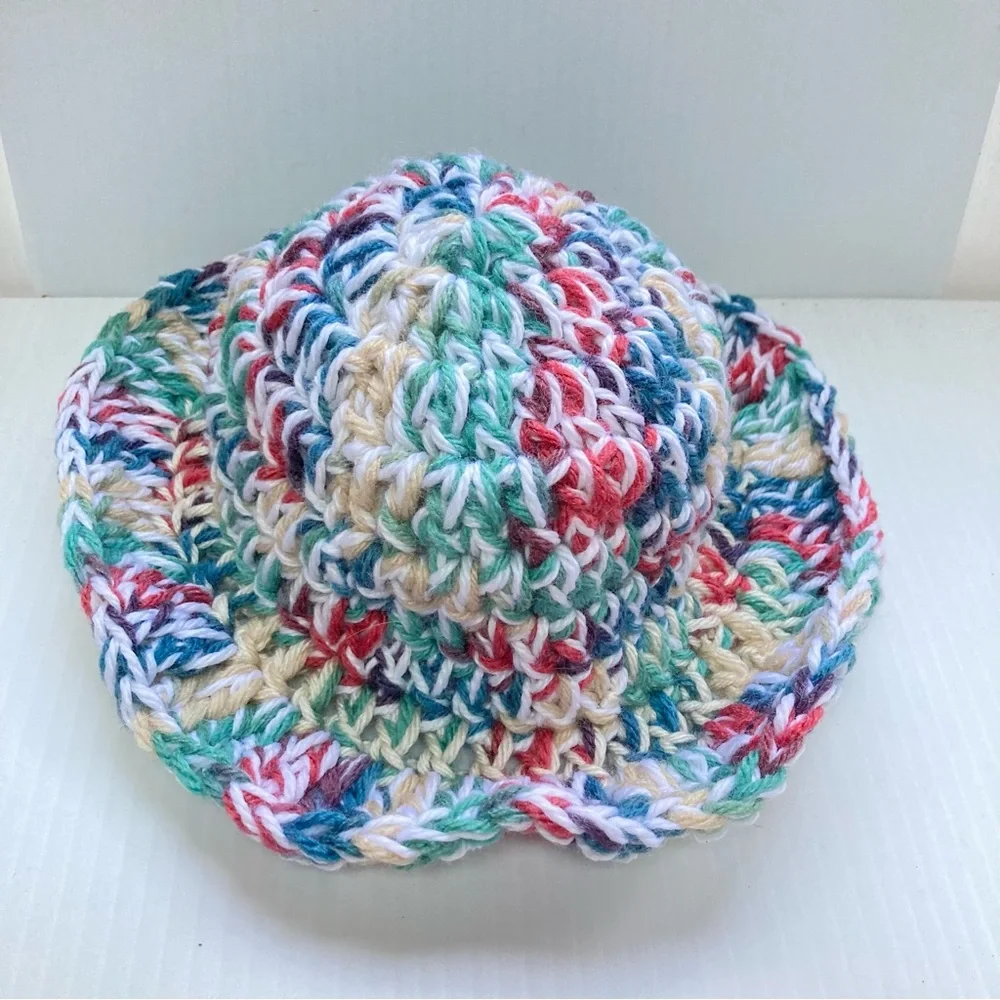 Warm Hat Handmade Crocheted Toddler Girl